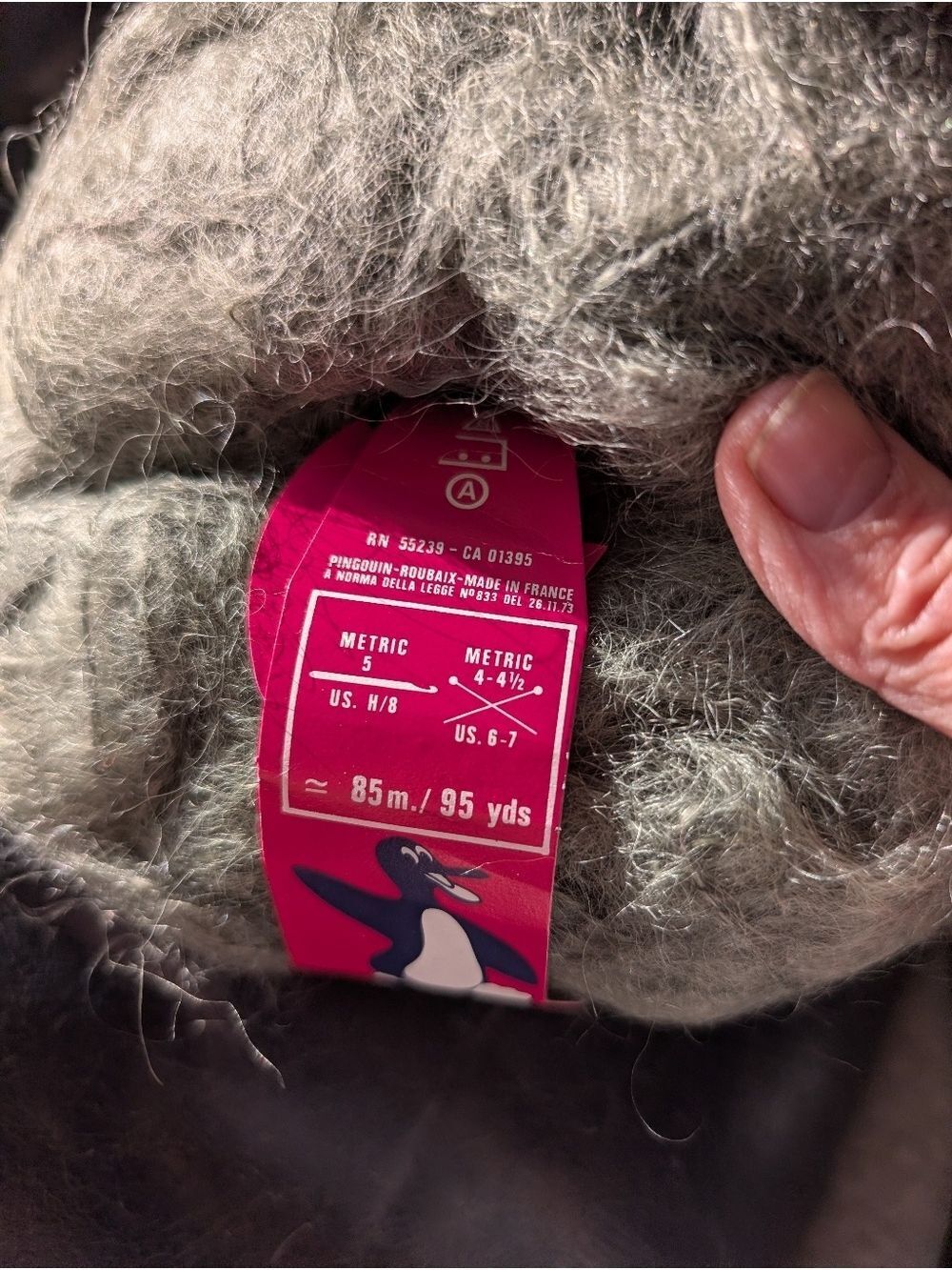 Pingouin Roubaix Mohair Yarn BNWT 5 X 40 Gr Skeins - Picture 6 of 7